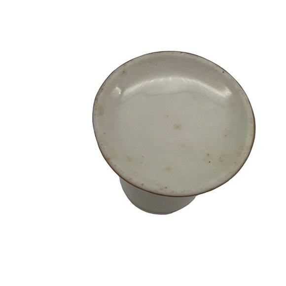 Oldsmobile Runabout 1903 Mini Stein Shot Glass Ceramic White Gold Trim 3" Tall - Picture 6 of 6